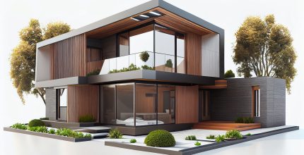 تصميم المنازل الحديثة: دمج الفن والتكنولوجيا في معمار العصر الجديد